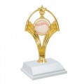 8" Swinging Baseball Trophy